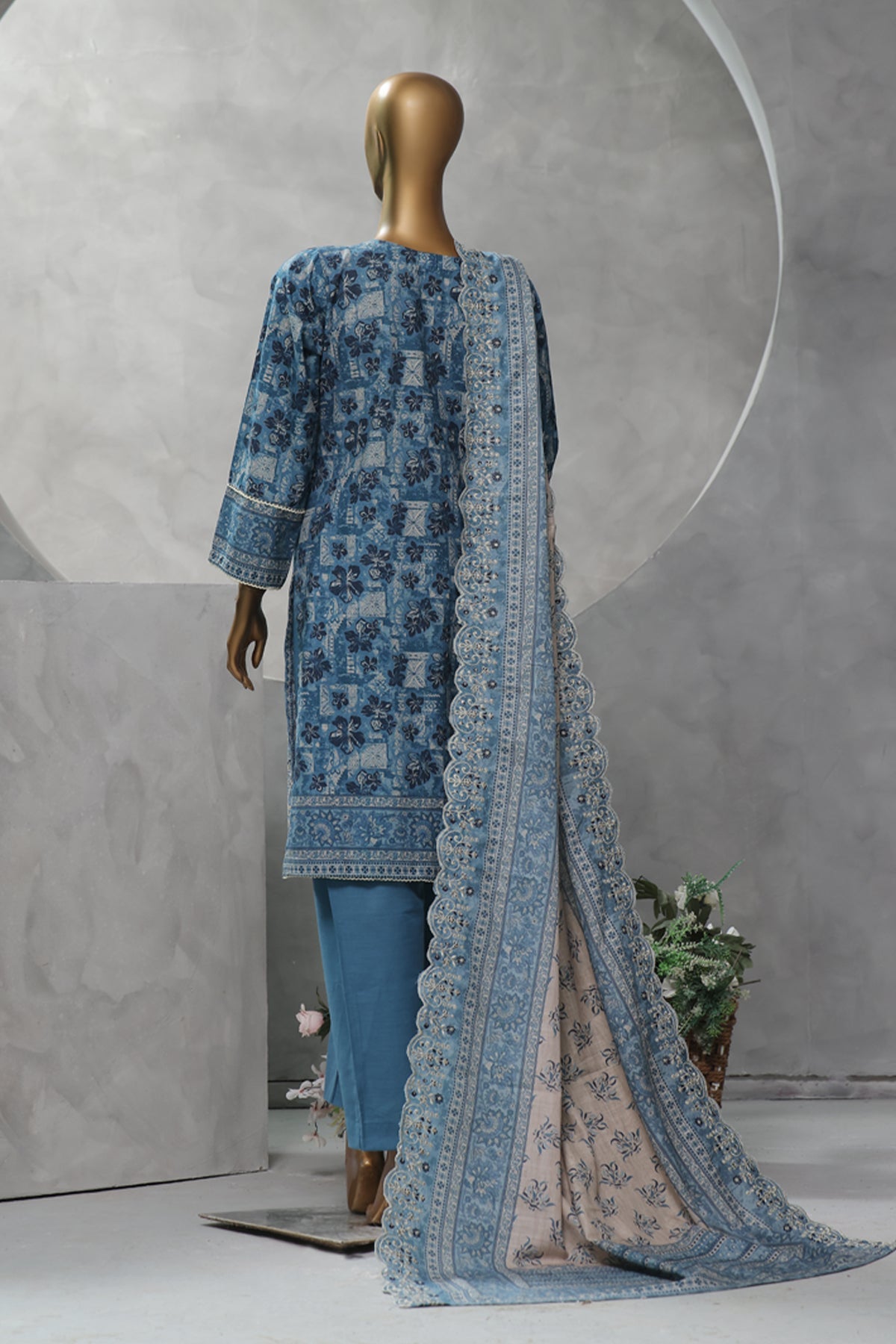 RIWAYAT STITCHED 3 PIECE PREMIUM KHADDAR EMB COLLECTION 2025