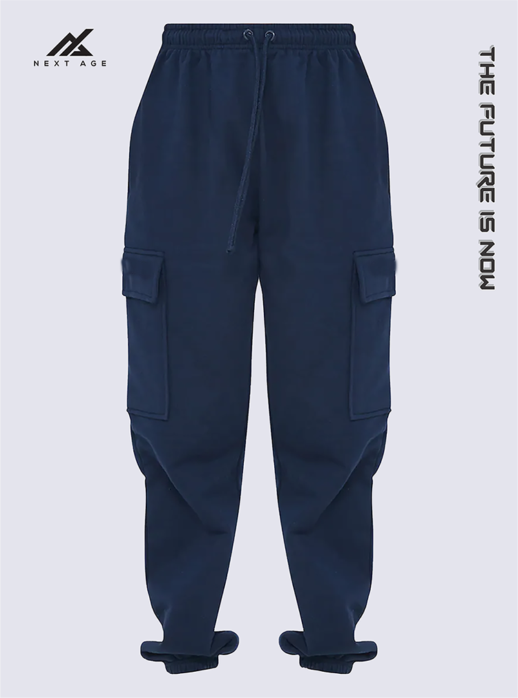 NAVY CARGO JOGGERS PANTS