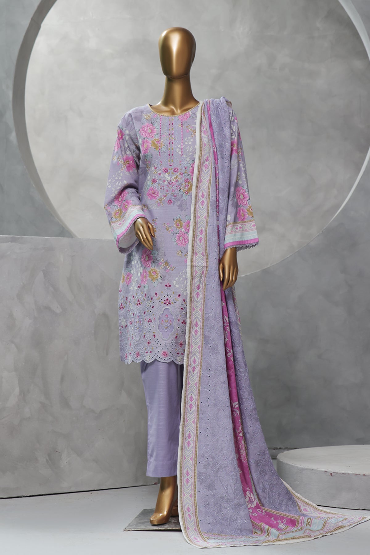 RIWAYAT STITCHED 3 PIECE PREMIUM KHADDAR EMB COLLECTION 2025