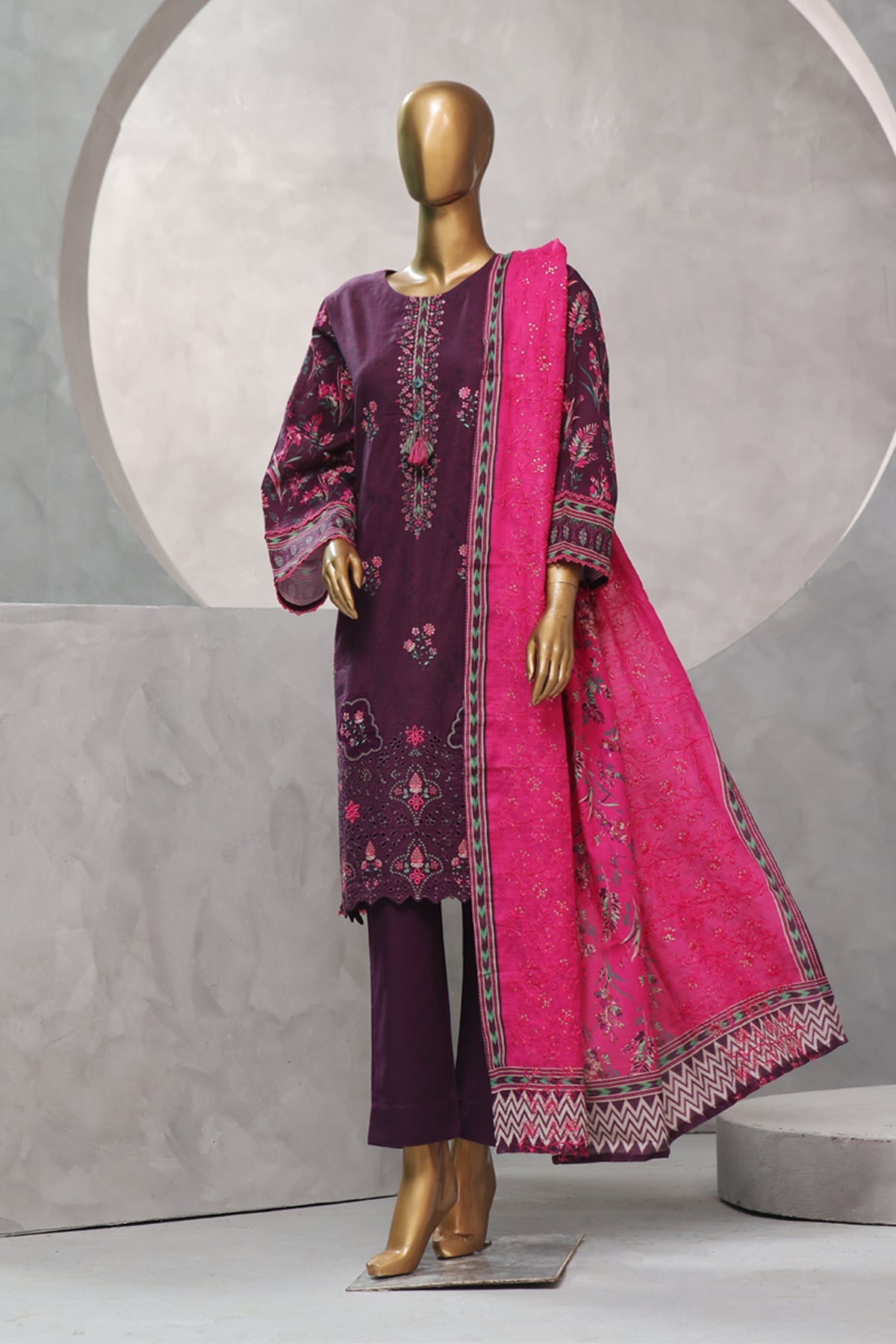 RIWAYAT STITCHED 3 PIECE PREMIUM KHADDAR EMB COLLECTION 2025