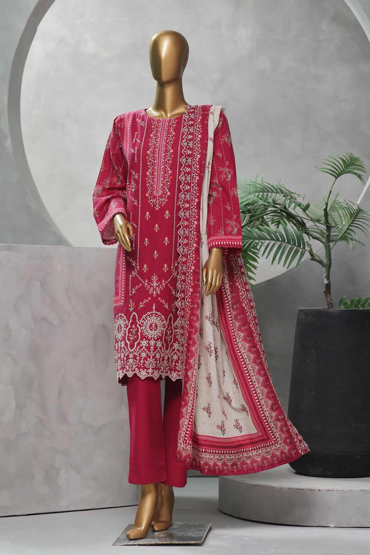 RIWAYAT STITCHED 3 PIECE PREMIUM KHADDAR EMB COLLECTION 2025