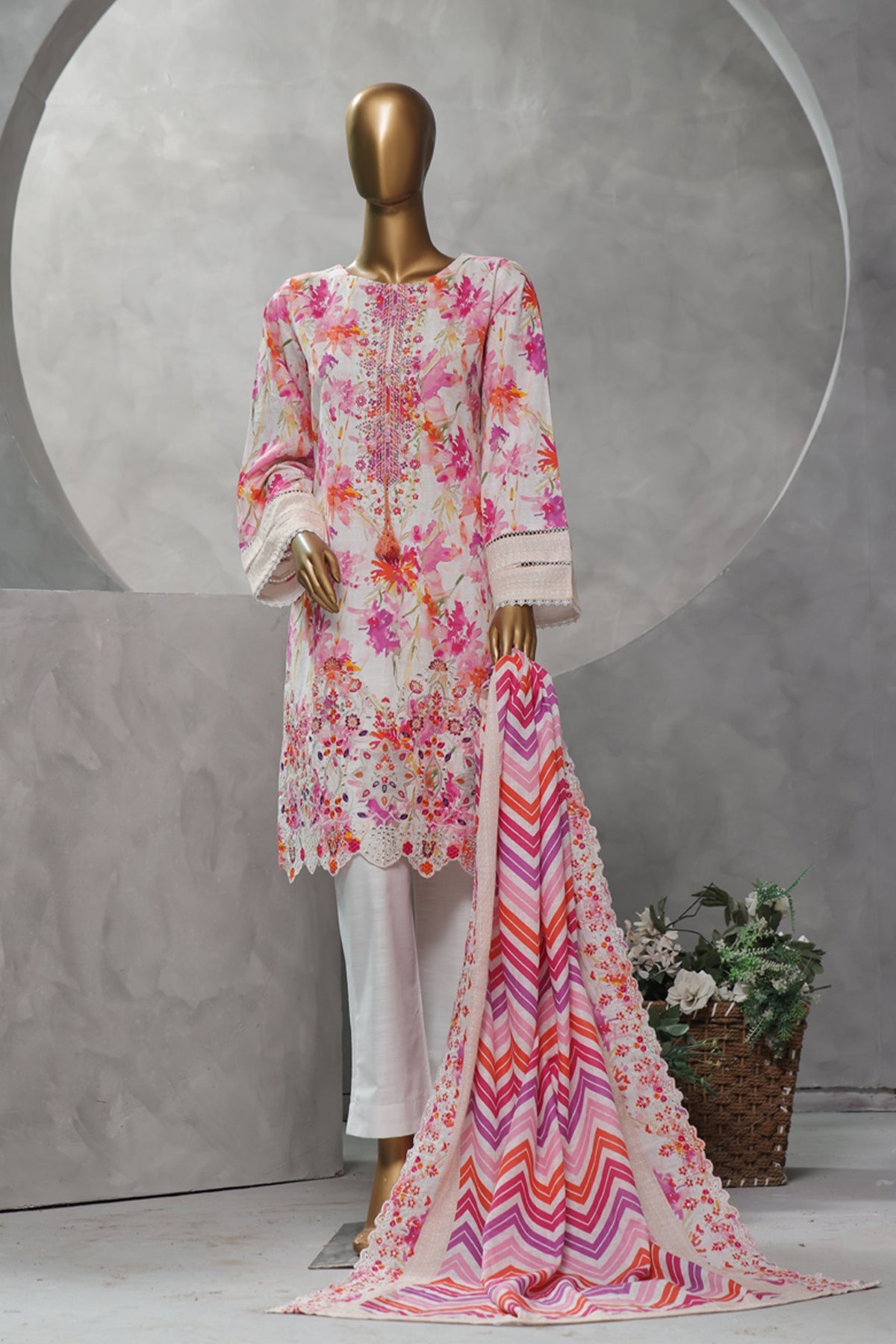 RIWAYAT STITCHED 3 PIECE PREMIUM KHADDAR EMB COLLECTION 2025