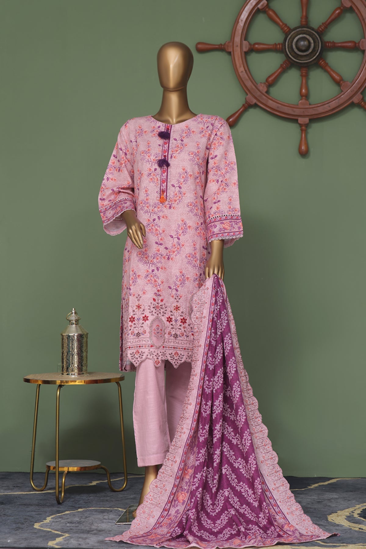 RIWAYAT STITCHED 3 PIECE PREMIUM KHADDAR EMB COLLECTION 2025