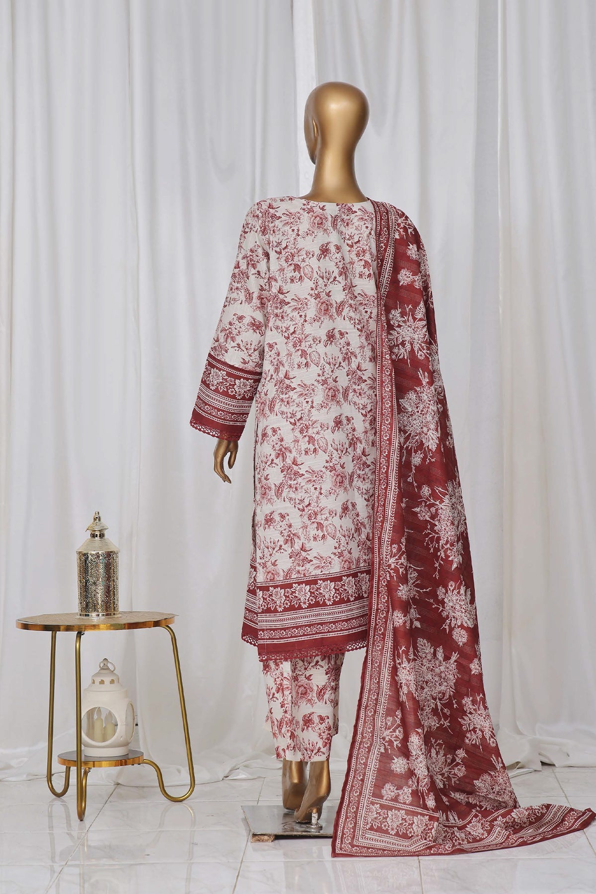 Sada Bahar Stitched 3 Piece Printed Khaddar Collection'2024