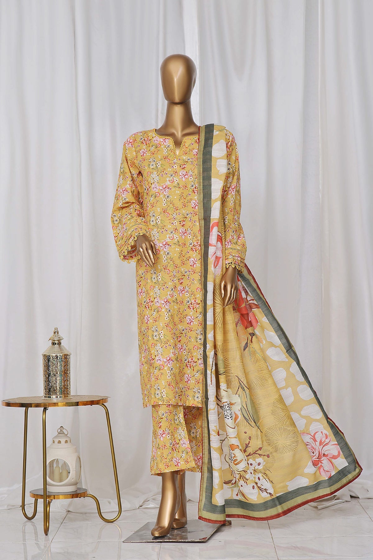 Sada Bahar Stitched 3 Piece Printed Khaddar Collection'2024-