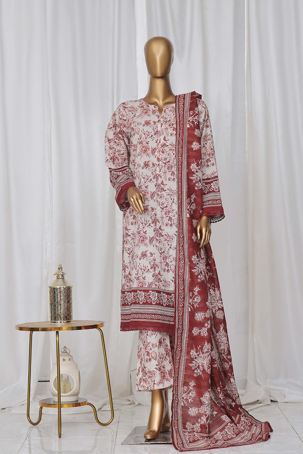 Sada Bahar Stitched 3 Piece Printed Khaddar Collection'2024