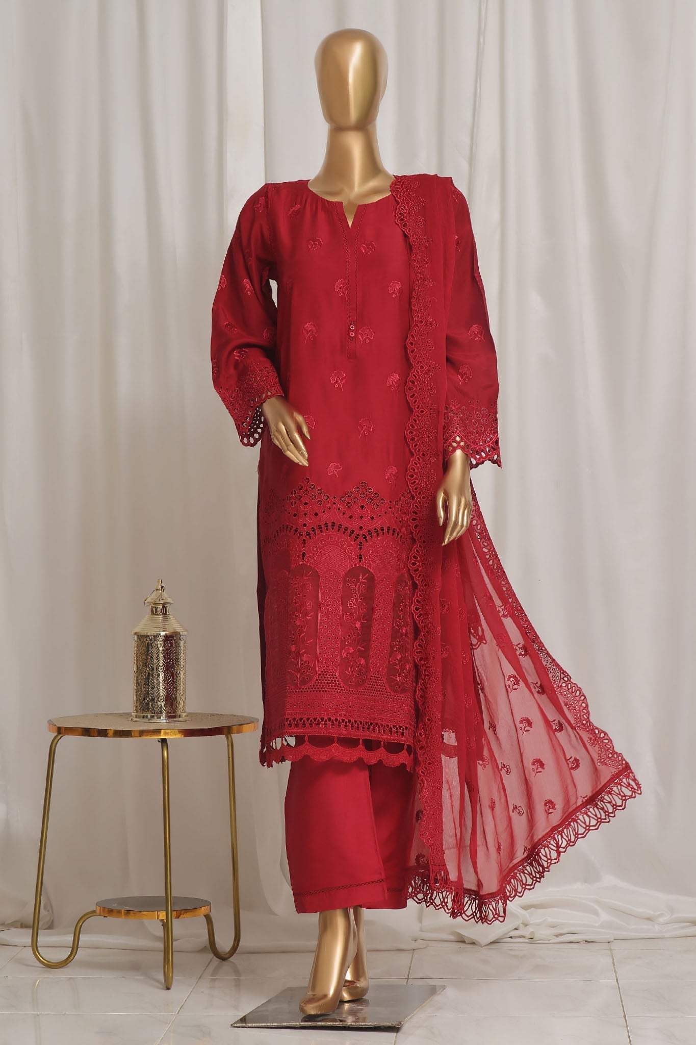 Sada Bahar Stitched 3 Piece Luxury Emb Viscose Silk  Collection'2025-