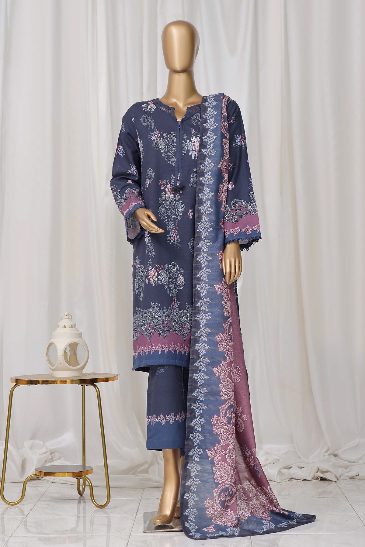 Sada Bahar Stitched 3 Piece Printed Khaddar Collection'2024-