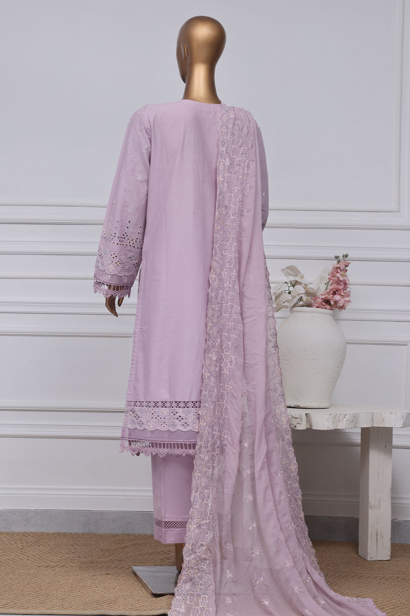 Sada Bahar Stitched 3 Piece Two Tone Chikankari Vol-01 Collection'2025-TCK-Lilac