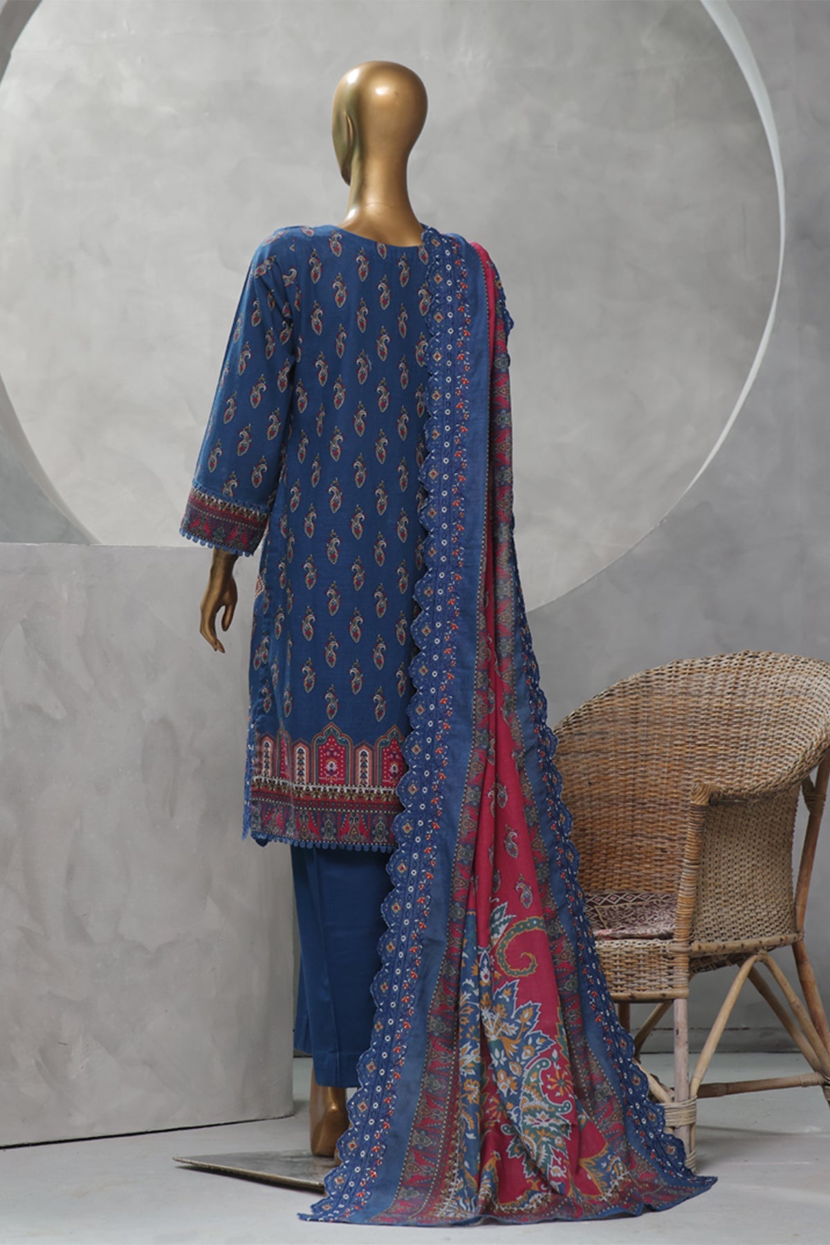 RIWAYAT STITCHED 3 PIECE PREMIUM KHADDAR EMB COLLECTION 2025