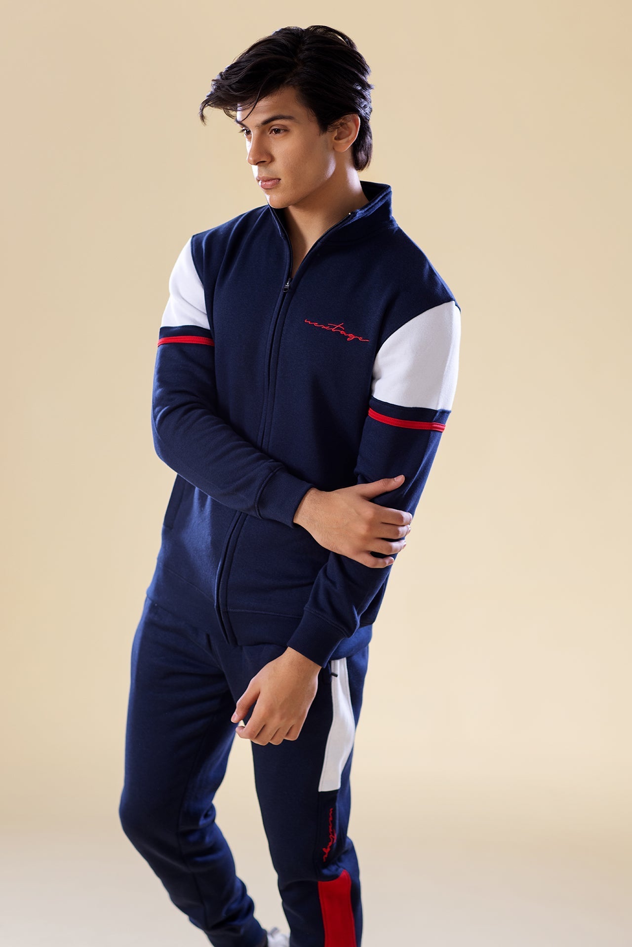 Essentials Navy Blue Winter Tracksuit