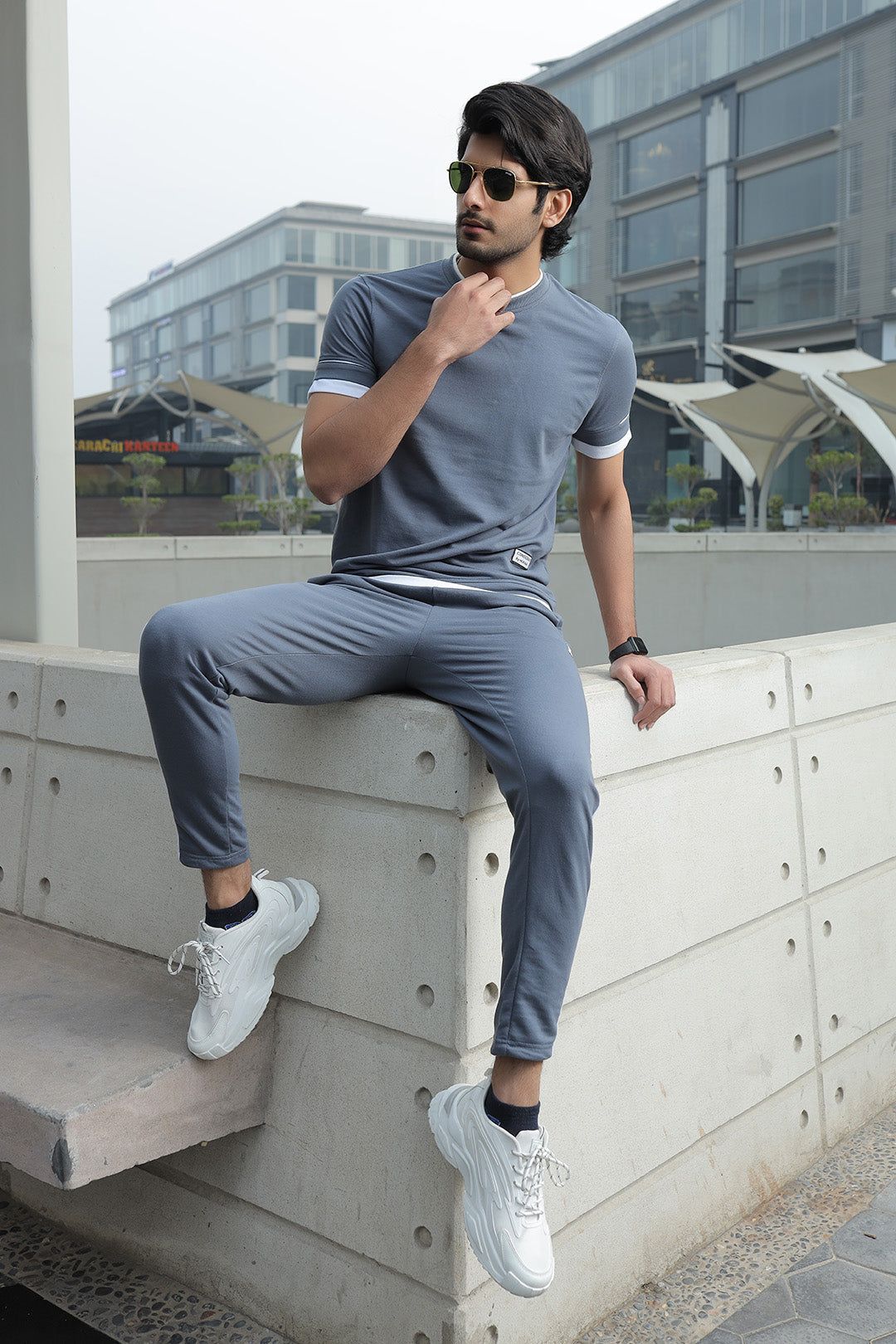 ElementFit Men Smoke Grey Tracksuit