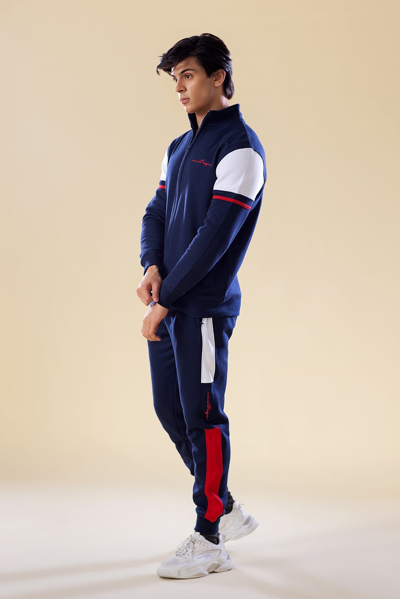 Essentials Navy Blue Winter Tracksuit