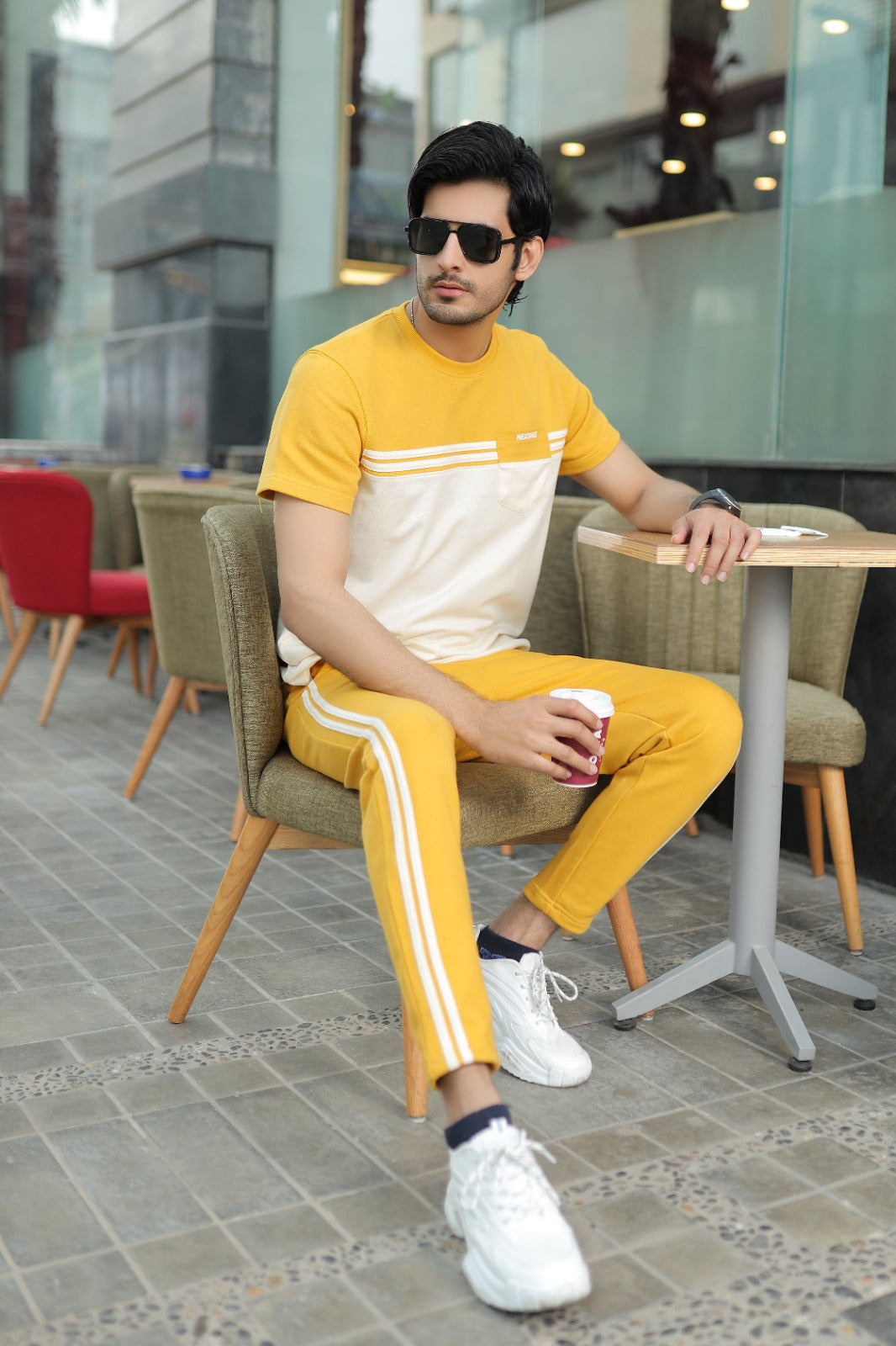 Mustard Yellow Tracksuit Set