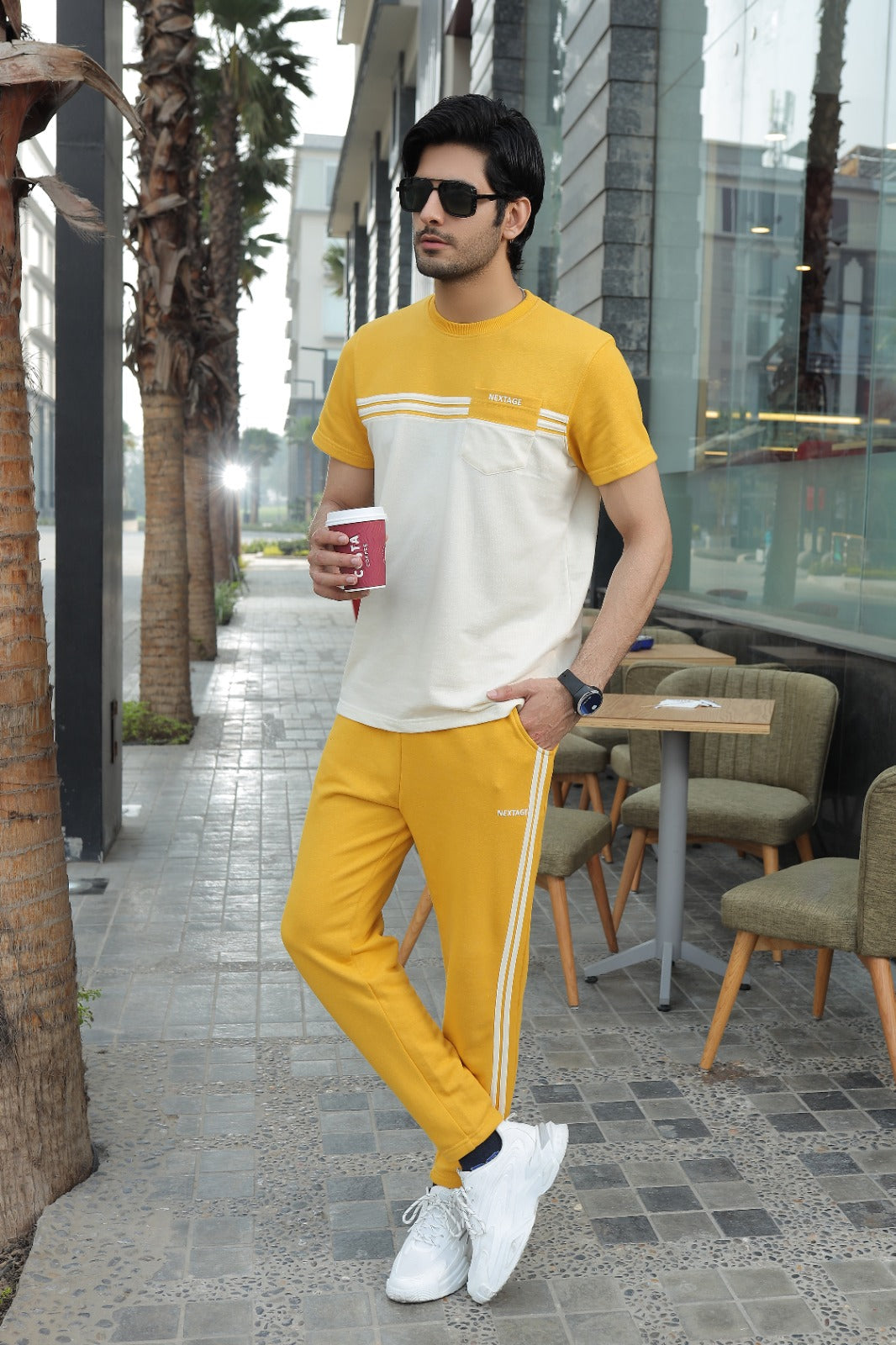 Mustard Yellow Tracksuit Set